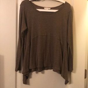 Ciel USA light brown long sleeve top size S